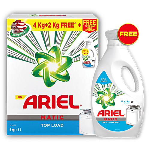Buy Ariel Matic Laundry Detergent Powder Top Load Online at Best