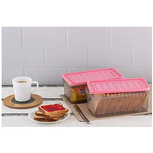 Polyset Mapple Plastic Bread Box Plastic Container - Assorted Color, 2.5 L  