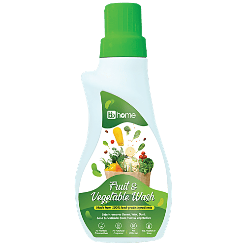 BB Home Vegetable & Fruit Wash 100% Natural, 500 ml  