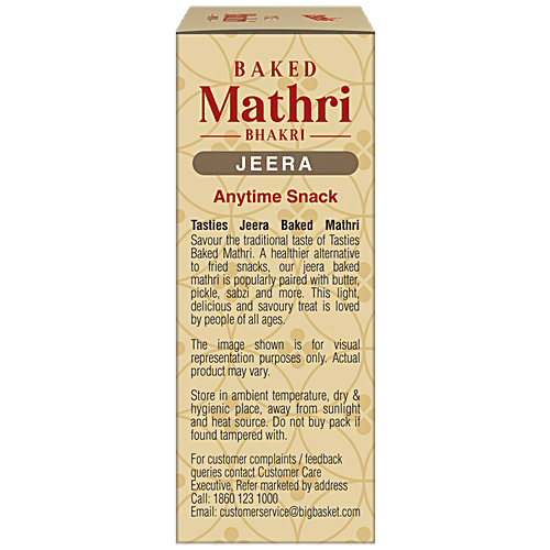 Buy Tasties Bhakri Baked Mathri - Jeera Online at Best Price of Rs 39 ...