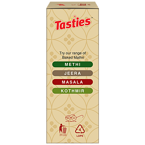 Tasties Bhakri Baked Mathri - Methi, 180 g  