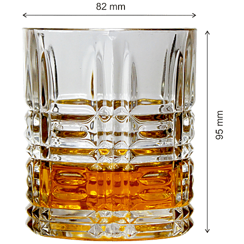 Iveo Glass Athena Whisky Glass, 310 ml Set of 6