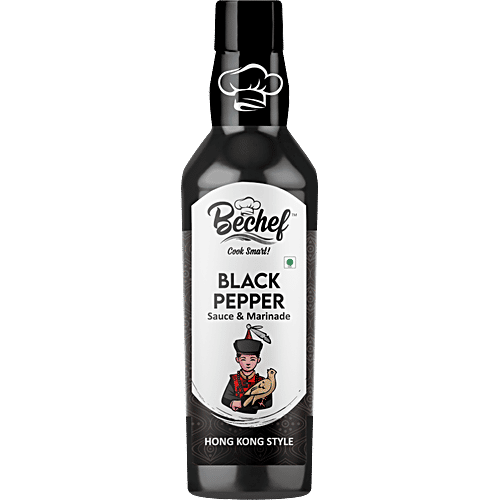 Bechef Black Pepper Sauce, 300 g No Trans Fat