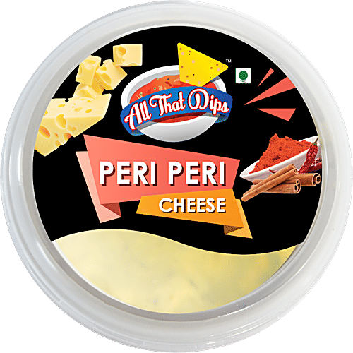 All That Dips Peri Peri Cheese Dip, 150 g PET Jar No Trans Fat