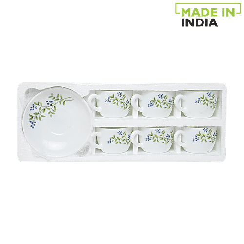 Buy LaOpala Chai/Tea Cup Set Opalware, Lush Greens, Princess Online