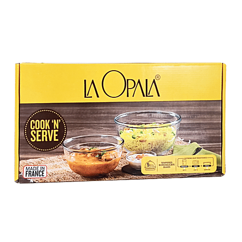 Buy LaOpala Mixing Bowl Glass Online at Best Price of Rs 650 bigbasket