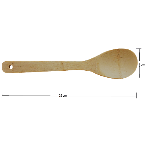 Bamboooz Kitchen Tools Set With Holder Made Of Bamboo Wood - Spatula, Ladle, Turner, 4 pcs  