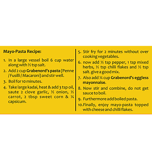 Grabenord Vegan Premium Mayonnaise, 300 g  No Palm Oil & Gluten Free