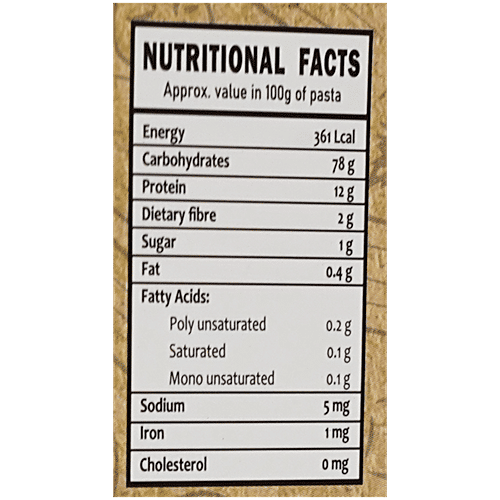 Grabenord Organic Penne Rigate - Durum Wheat Semolina, 250 g Carton No Maida, Rich In Fibre