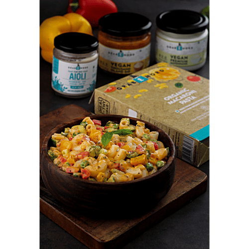 Grabenord Organic Penne Rigate - Durum Wheat Semolina, 250 g Carton No Maida, Rich In Fibre