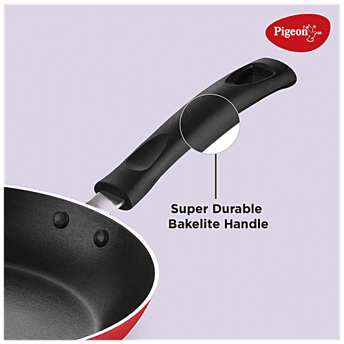 Buy Pigeon by Stovekraft NonStick Cookware Set Favourite, Red, 12417
