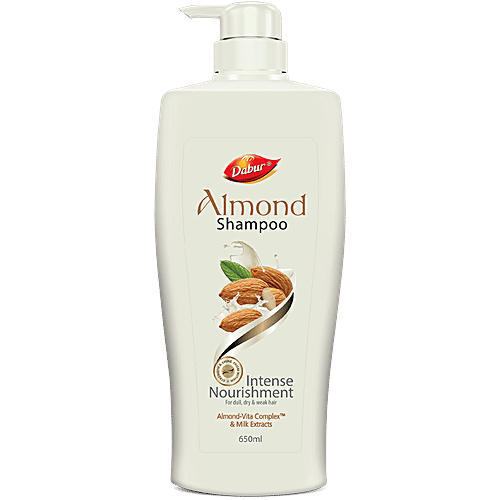 Dabur Almond Shampoo - With Almond-Vita Complex & Milk Extracts, 650 ml  
