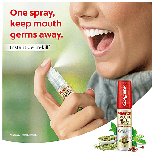 Colgate Vedshakti Mouth Protect Spray, 10 g  