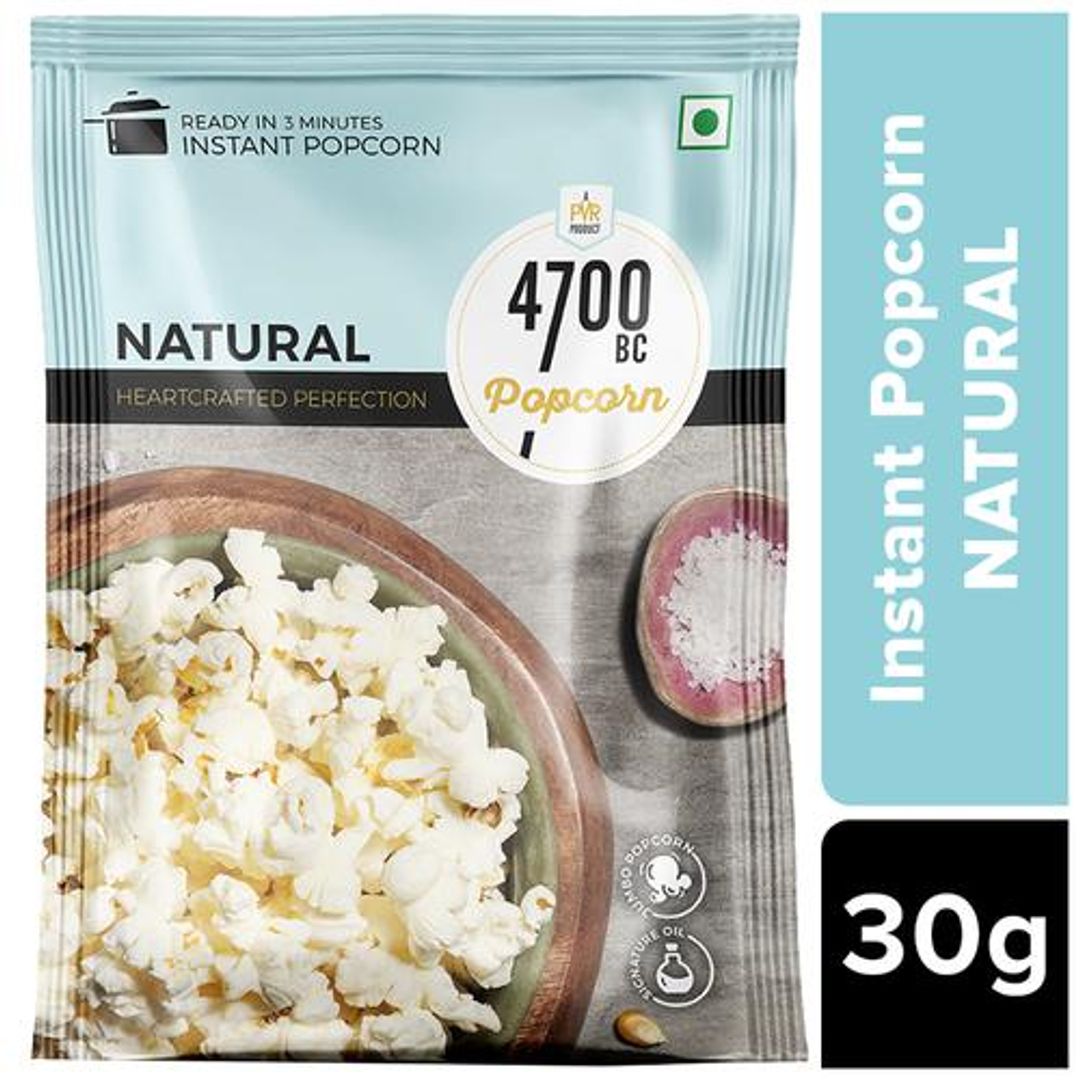 4700BC Instant Popcorn - Natural Healthy, 30 g 