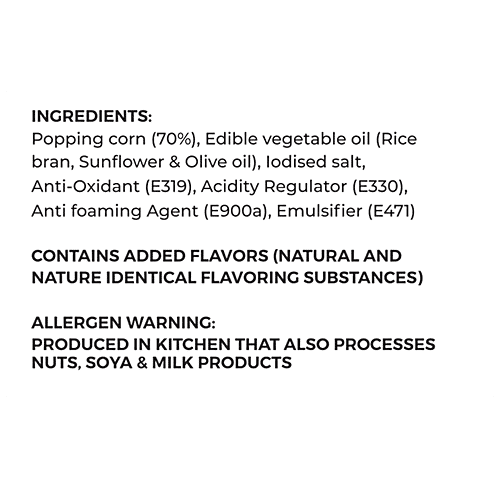 4700BC Instant Popcorn - Natural Healthy, 90 g  Non-GMO, Gluten Free