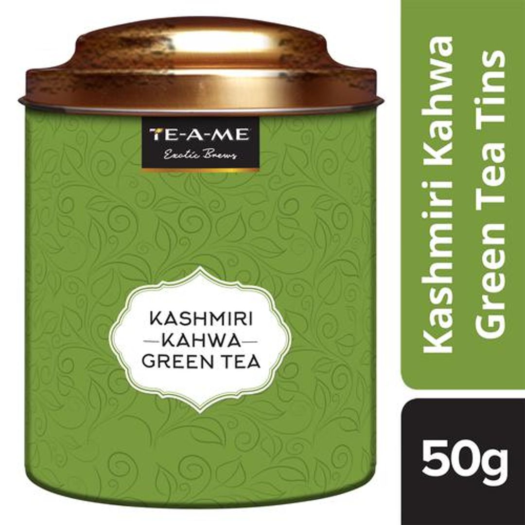 Te-A-Me Green Tea - Kashmiri Kahwa, 50 g 