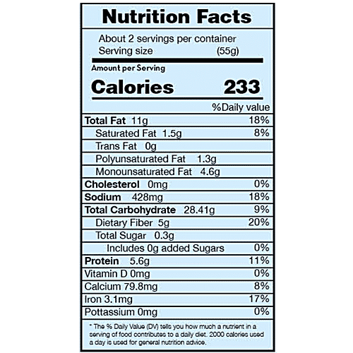 Sattviko Rajgira Superchips Jar, 110 g  