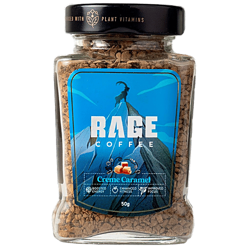 Buy Rage Coffee Creme Caramel Flavour Premium Arabica Instant Coffee