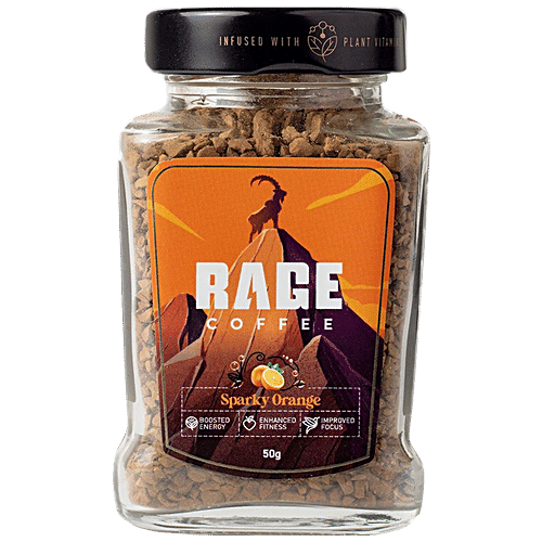 Buy Rage Coffee Sparky Orange Flavour Premium Arabica Instant Coffee