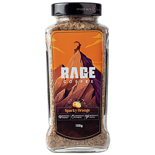 Buy Rage Coffee Sparky Orange Flavour Premium Arabica Instant Coffee
