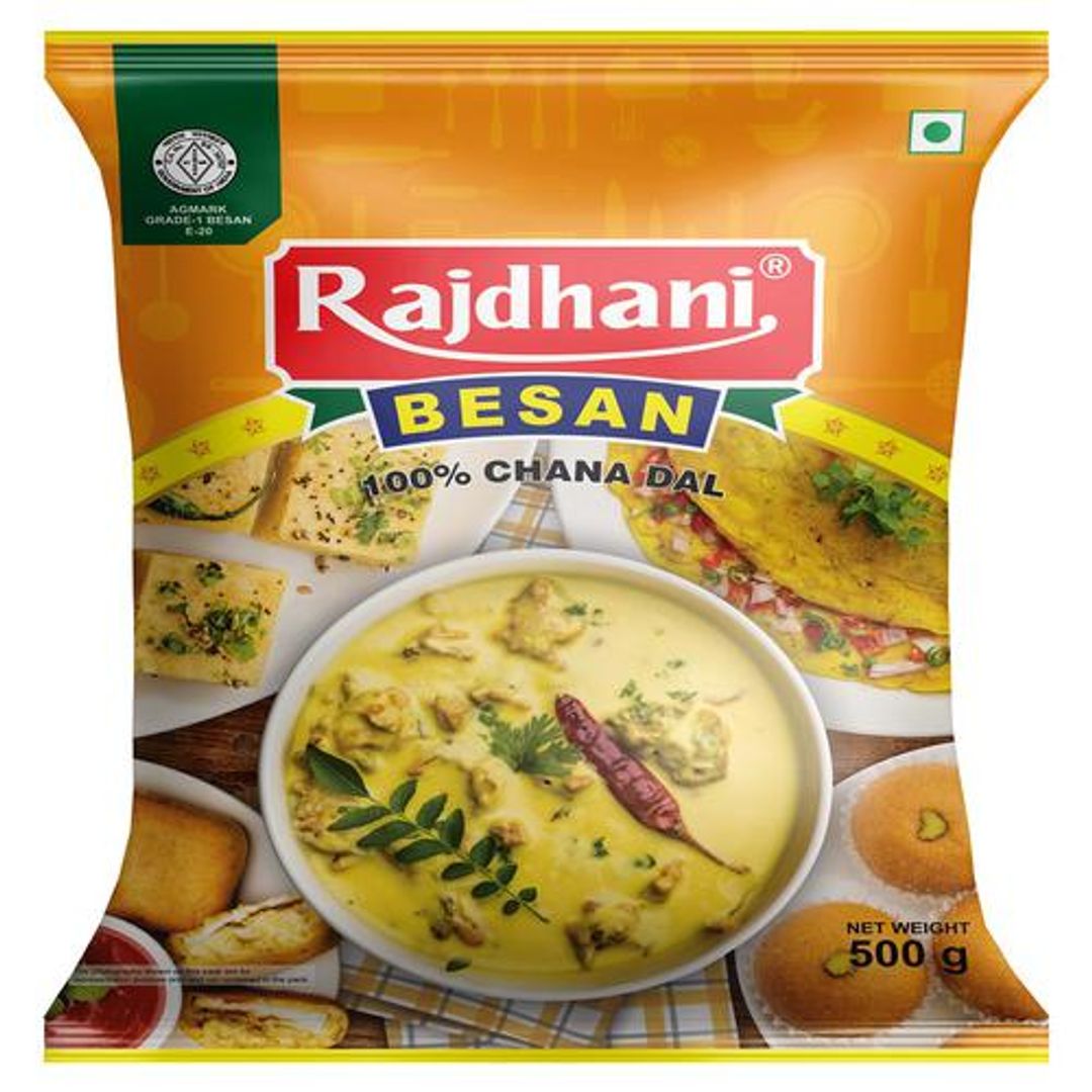 Rajdhani Besan - Gram Flour, 500 g 