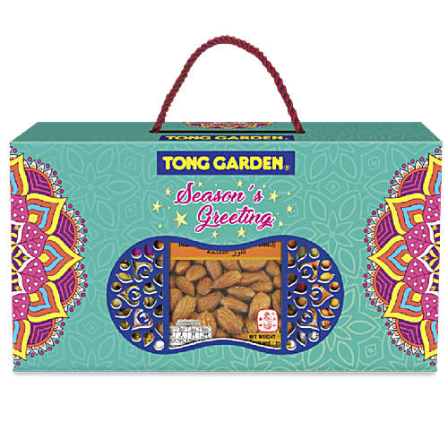 Tong Garden Gift Box - Mixed Nuts, Seasons Greetings, 227 g Box 