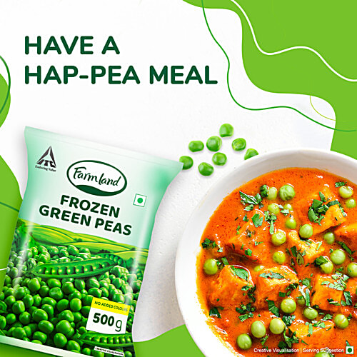Farmland Frozen Green Peas, 500 g No Added Colours