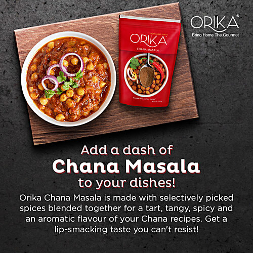 Orika Chana Masala, 100 g Standy pouch No Artificial Colours