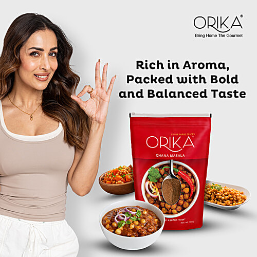 Orika Chana Masala, 100 g Standy pouch No Artificial Colours
