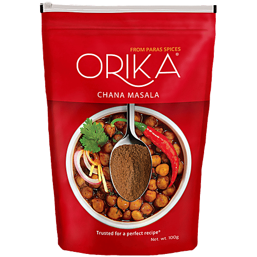 Orika Chana Masala, 100 g Standy pouch No Artificial Colours
