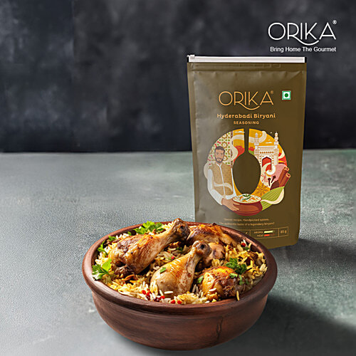 Orika Hyderabadi Biryani Seasoning, 85 g Standy pouch 