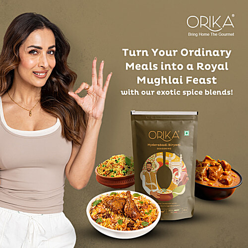 Orika Hyderabadi Biryani Seasoning, 85 g Standy pouch 