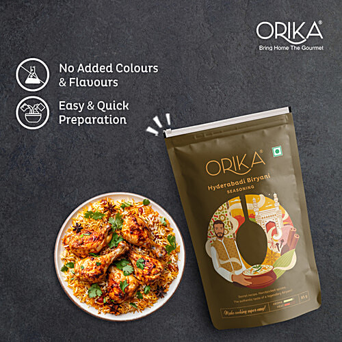 Orika Hyderabadi Biryani Seasoning, 85 g Standy pouch 