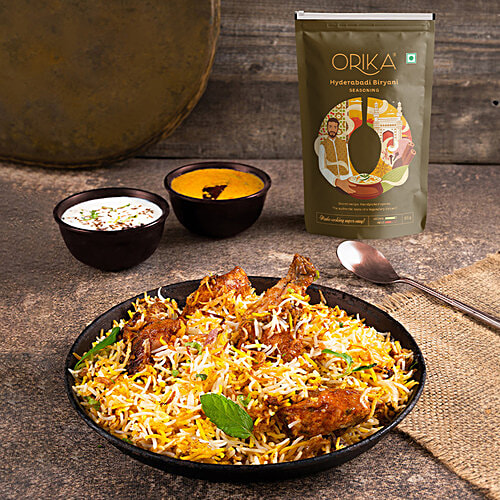 Orika Hyderabadi Biryani Seasoning, 85 g Standy pouch 