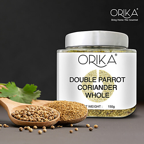 Orika Coriander Seeds/Kottambari Beeja, 150 g Pet jar