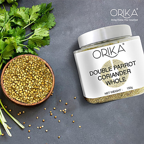 Orika Coriander Seeds/Kottambari Beeja, 150 g Pet jar