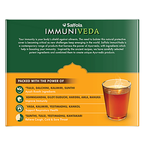 Saffola Immuniveda Kadha Mix, 80 g (4 g x 20 pcs) 