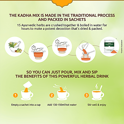 Saffola Immuniveda Kadha Mix, 80 g (4 g x 20 pcs) 