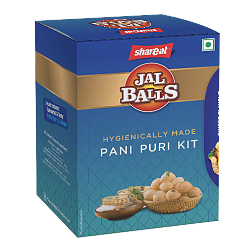 Shareat Jalballs Pani Puri Kit - Garlic, 30 pcs  
