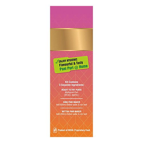 Shareat Jalballs Pani Puri Kit - Hing, 30 pcs  
