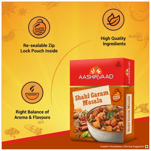 Aashirvaad Shahi Garam Masala - With Exotic Spices, 100 g  
