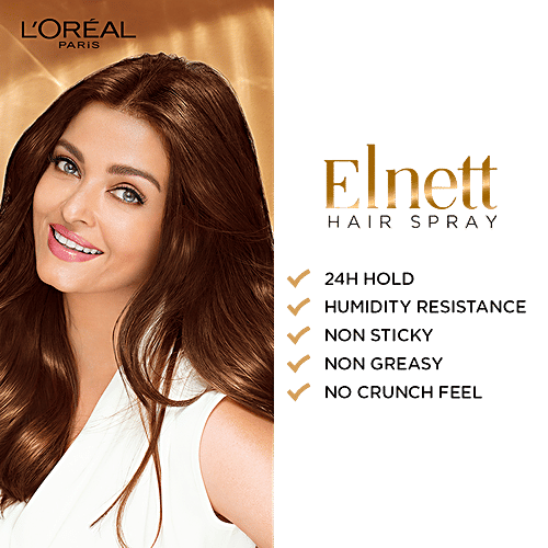 L'Oreal Paris Elnett Satin Normal Strength Hair Spray, 400 ml  