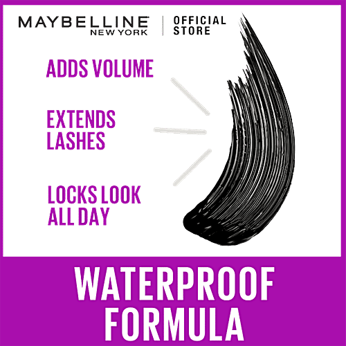 Maybelline New York Lash Lift Mascara - Waterproof, 8.6 g Black 