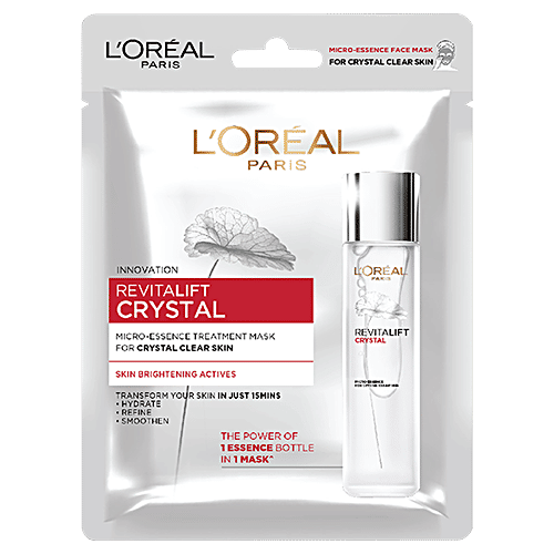 Loreal Paris Revitalift Crystal Micro-Essence Sheet Mask, 25 g