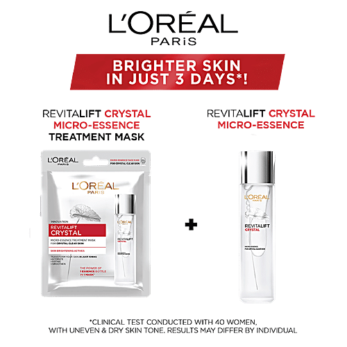 Loreal Paris Revitalift Crystal Micro-Essence Sheet Mask, 25 g