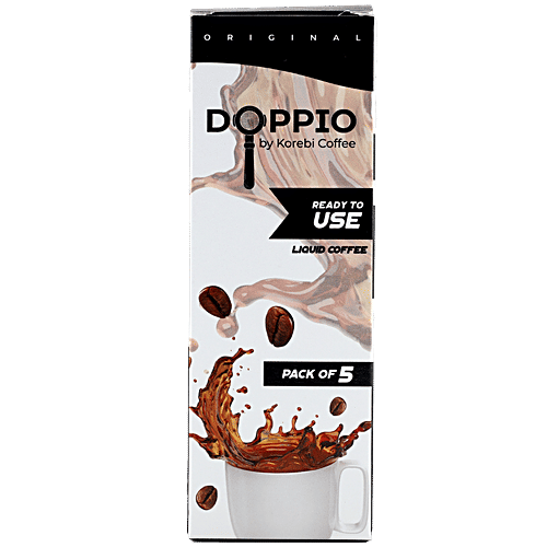 Doppio Liquid Coffee, 20 ml (Pack of 5) 