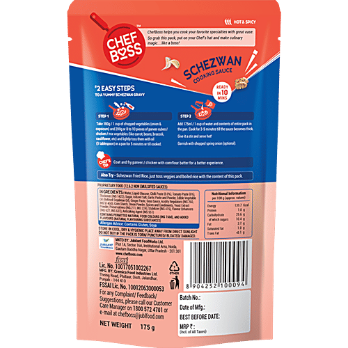 ChefBoss Schezwan Cooking Sauce, 175 g  