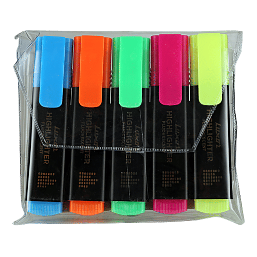 Buy Luxor Highlighter Assorted Colours Online at Best Price of Rs 125