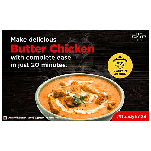 ITC Master Chef Butter Chicken Cooking Paste - Ready To Cook, 80 g  No Added Preservatives