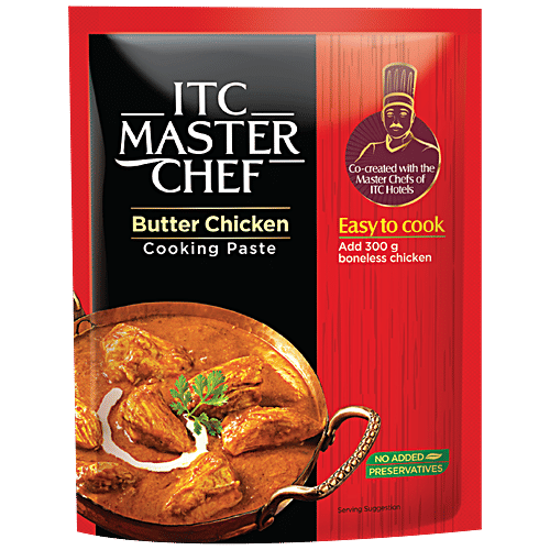 ITC Master Chef Butter Chicken Cooking Paste - Ready To Cook, 80 g  No Added Preservatives